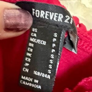 Red Forever 21 dress